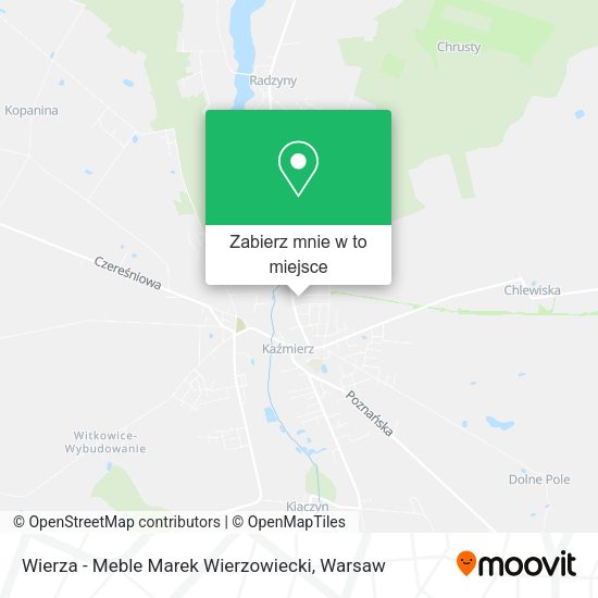 Mapa Wierza - Meble Marek Wierzowiecki