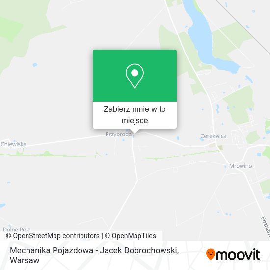 Mapa Mechanika Pojazdowa - Jacek Dobrochowski