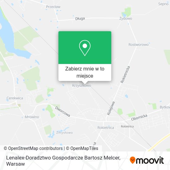 Mapa Lenalex-Doradztwo Gospodarcze Bartosz Melcer