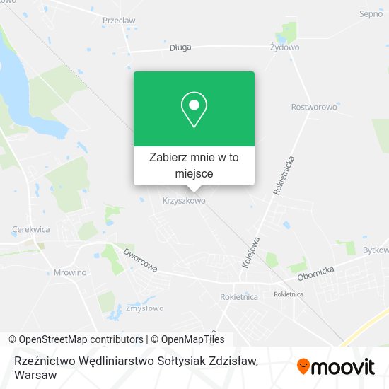 Mapa Rzeźnictwo Wędliniarstwo Sołtysiak Zdzisław