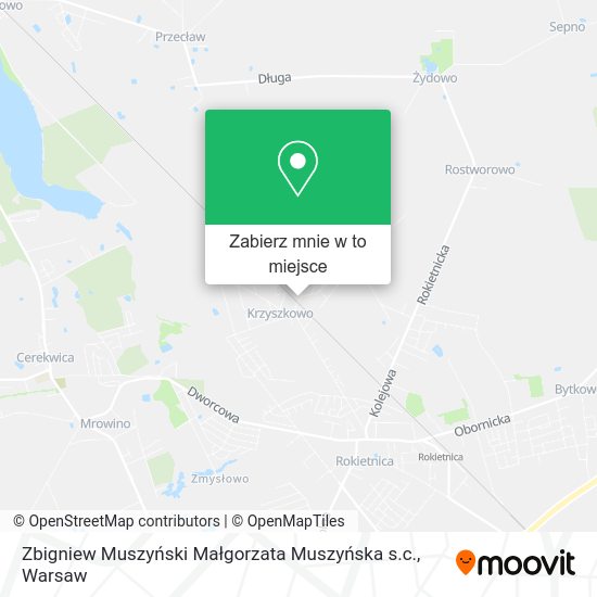 Mapa Zbigniew Muszyński Małgorzata Muszyńska s.c.