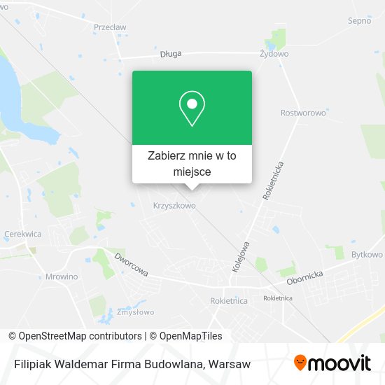Mapa Filipiak Waldemar Firma Budowlana