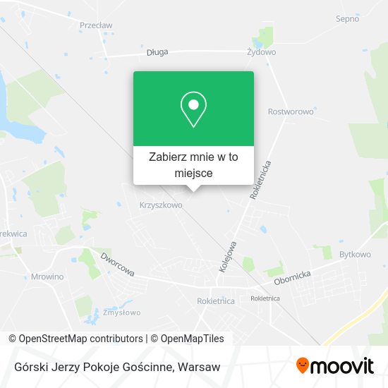 Mapa Górski Jerzy Pokoje Gościnne