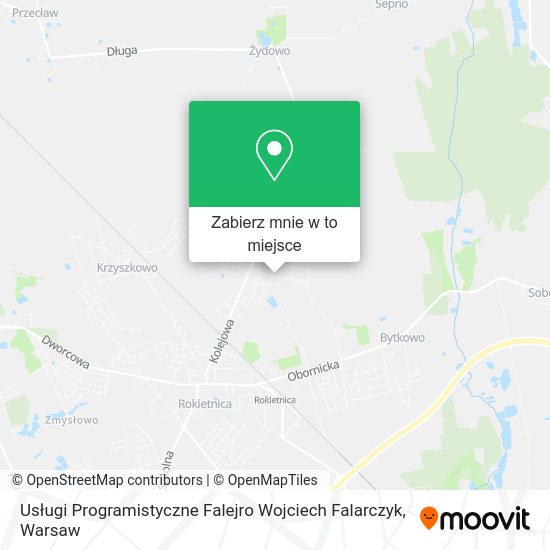 Mapa Usługi Programistyczne Falejro Wojciech Falarczyk