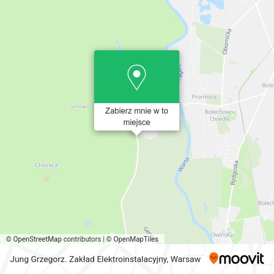 Mapa Jung Grzegorz. Zakład Elektroinstalacyjny