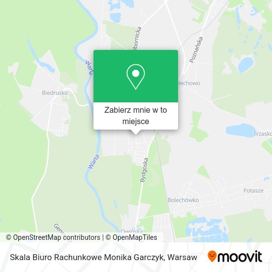 Mapa Skala Biuro Rachunkowe Monika Garczyk