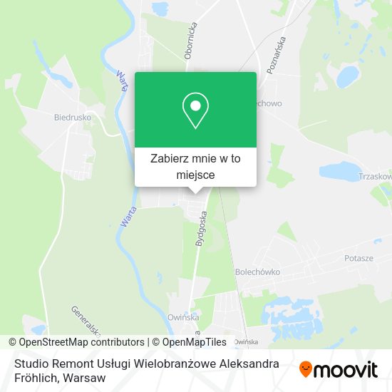 Mapa Studio Remont Usługi Wielobranżowe Aleksandra Fröhlich