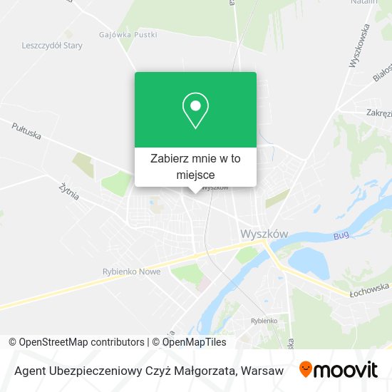 Mapa Agent Ubezpieczeniowy Czyż Małgorzata