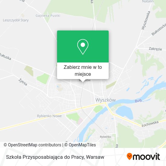 Mapa Szkoła Przysposabiająca do Pracy