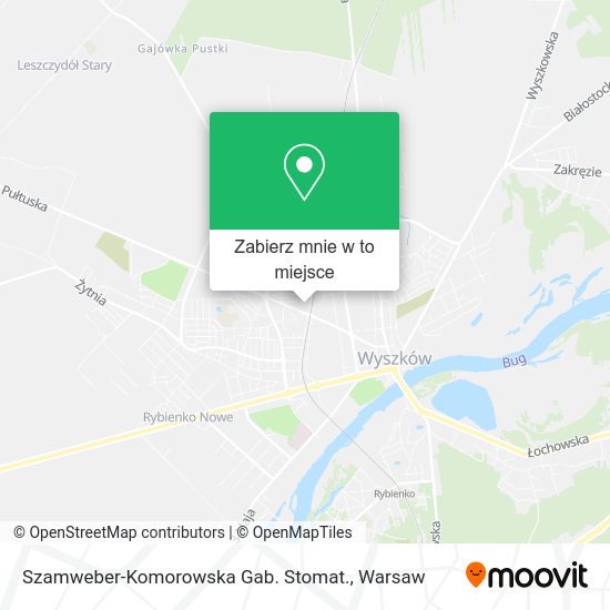 Mapa Szamweber-Komorowska Gab. Stomat.