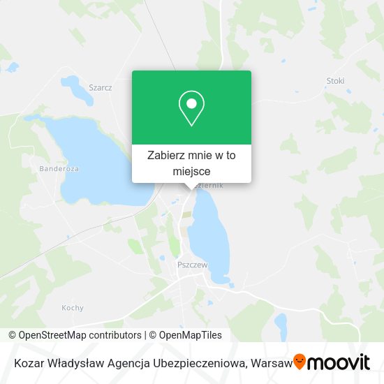 Mapa Kozar Władysław Agencja Ubezpieczeniowa