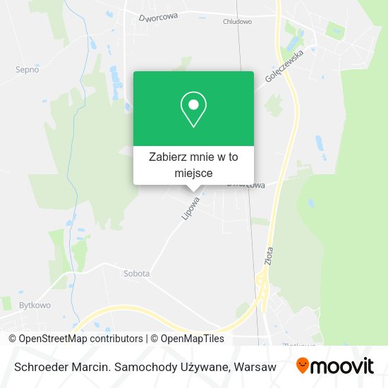 Mapa Schroeder Marcin. Samochody Używane