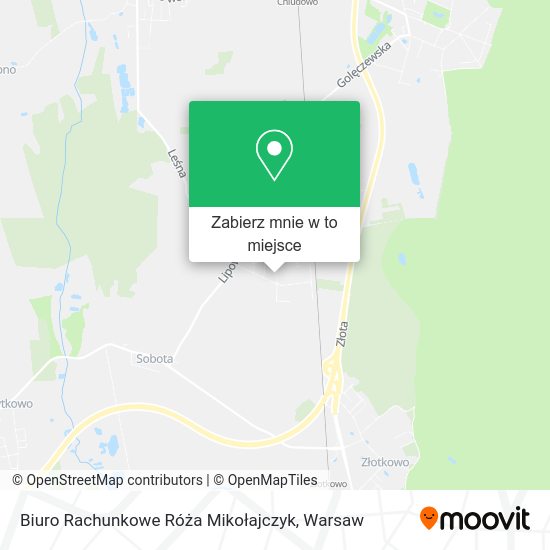 Mapa Biuro Rachunkowe Róża Mikołajczyk