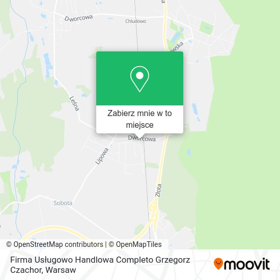 Mapa Firma Usługowo Handlowa Completo Grzegorz Czachor