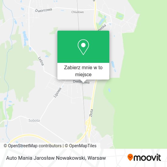 Mapa Auto Mania Jarosław Nowakowski