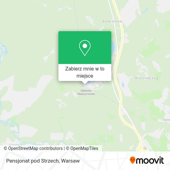 Mapa Pensjonat pod Strzech