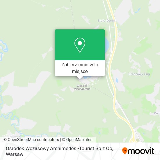 Mapa Ośrodek Wczasowy Archimedes -Tourist Sp z Oo