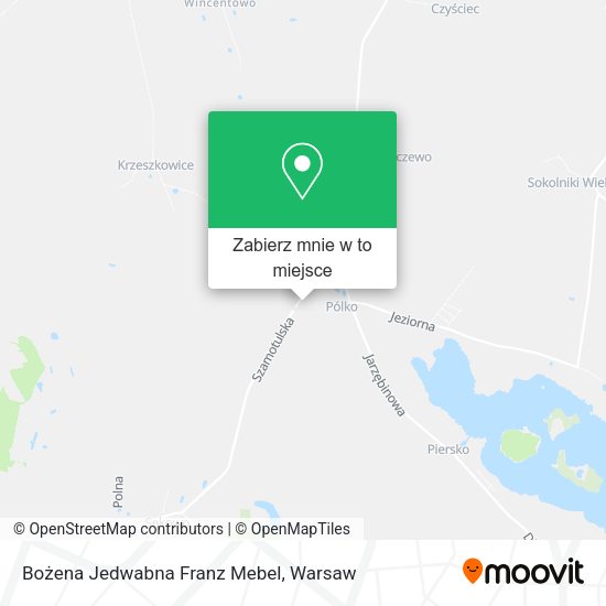 Mapa Bożena Jedwabna Franz Mebel