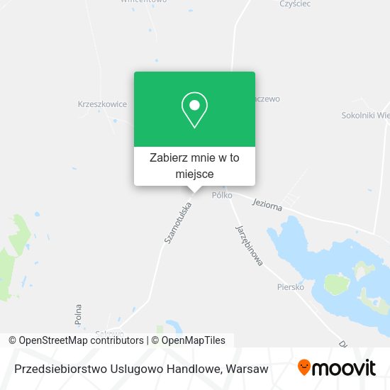 Mapa Przedsiebiorstwo Uslugowo Handlowe