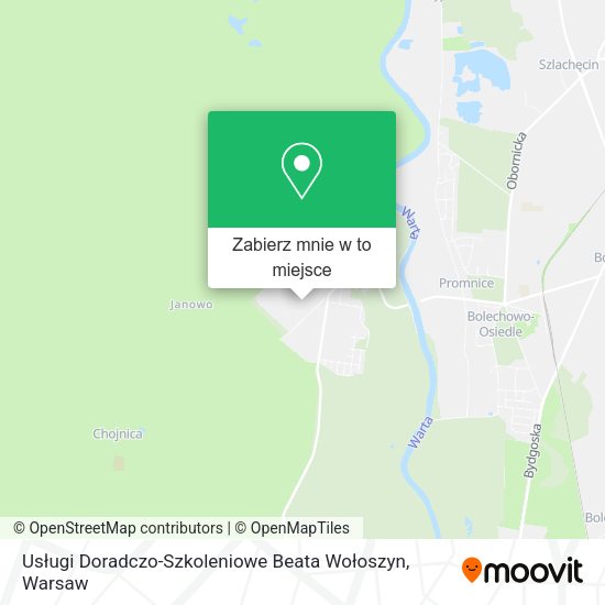 Mapa Usługi Doradczo-Szkoleniowe Beata Wołoszyn