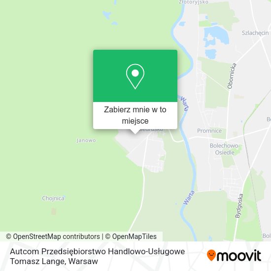 Mapa Autcom Przedsiębiorstwo Handlowo-Usługowe Tomasz Lange