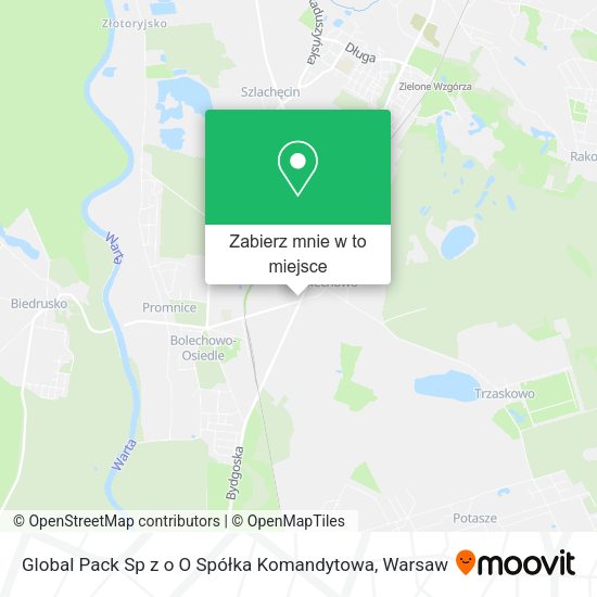 Mapa Global Pack Sp z o O Spółka Komandytowa