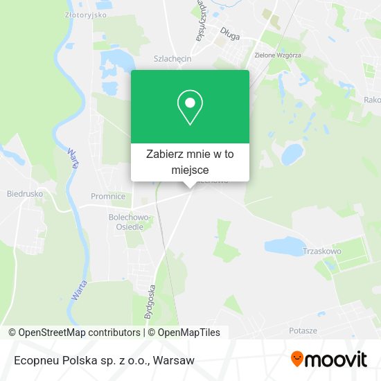 Mapa Ecopneu Polska sp. z o.o.