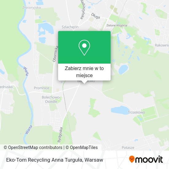 Mapa Eko-Tom Recycling Anna Turguła