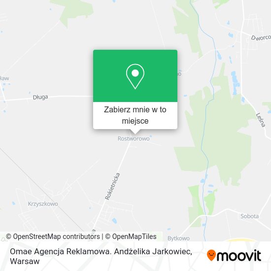 Mapa Omae Agencja Reklamowa. Andżelika Jarkowiec