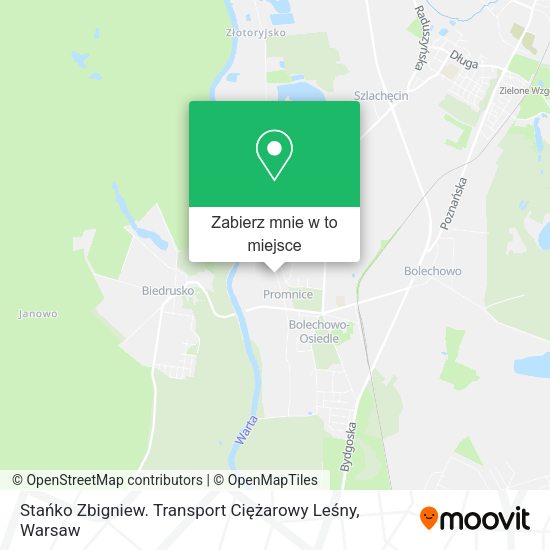 Mapa Stańko Zbigniew. Transport Ciężarowy Leśny