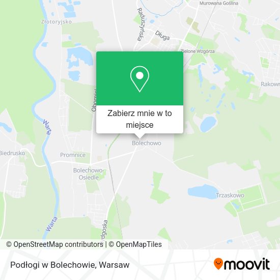 Mapa Podłogi w Bolechowie