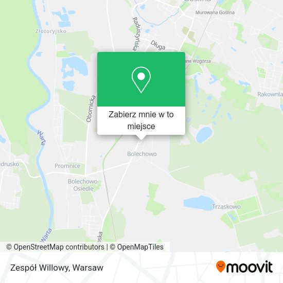 Mapa Zespół Willowy