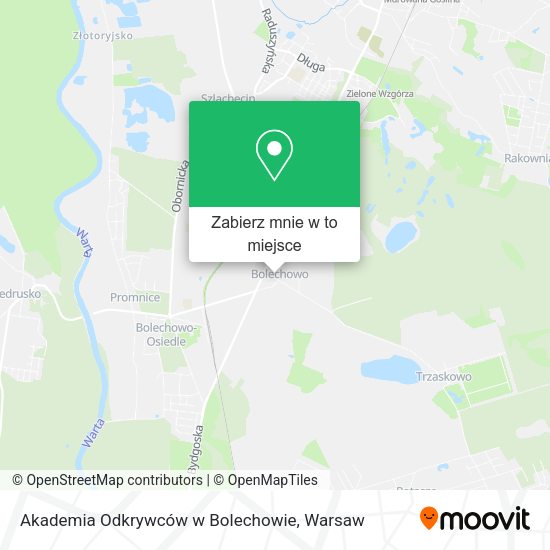 Mapa Akademia Odkrywców w Bolechowie