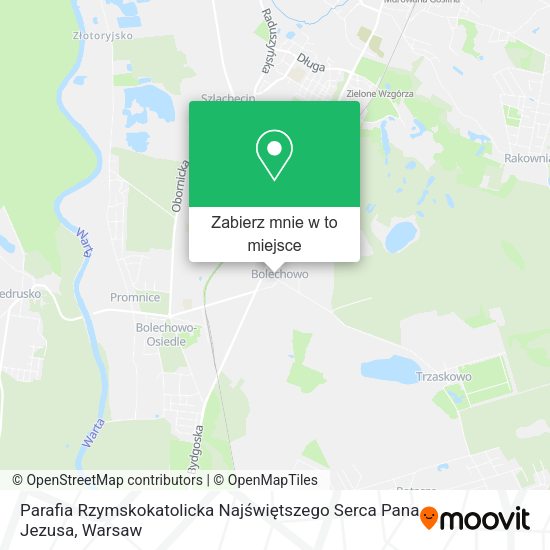 Mapa Parafia Rzymskokatolicka Najświętszego Serca Pana Jezusa