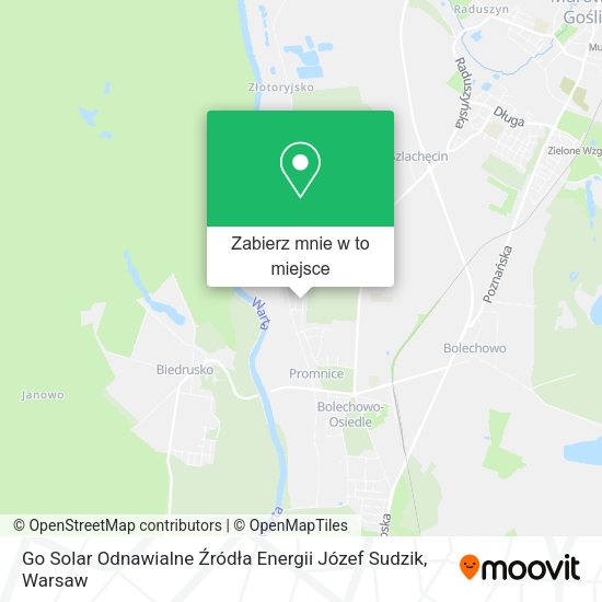 Mapa Go Solar Odnawialne Źródła Energii Józef Sudzik