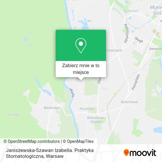 Mapa Janiszewska-Szawan Izabella. Praktyka Stomatologiczna