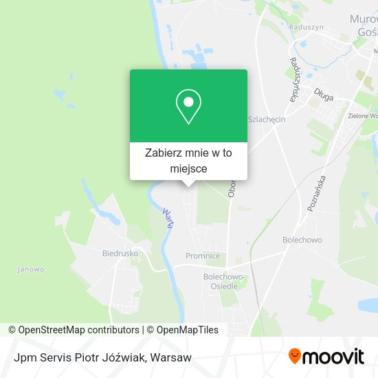 Mapa Jpm Servis Piotr Jóźwiak