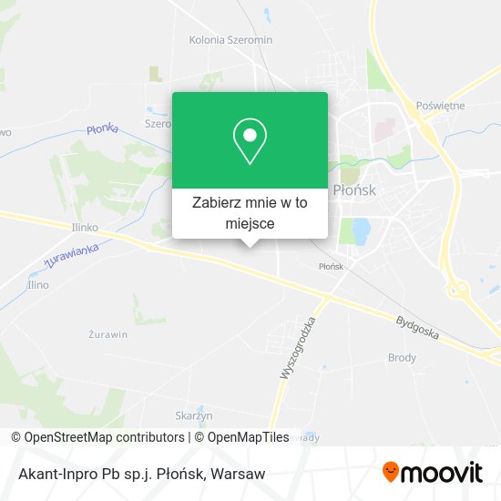 Mapa Akant-Inpro Pb sp.j. Płońsk