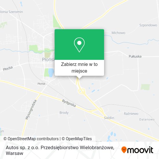 Mapa Autos sp. z o.o. Przedsiębiorstwo Wielobranżowe