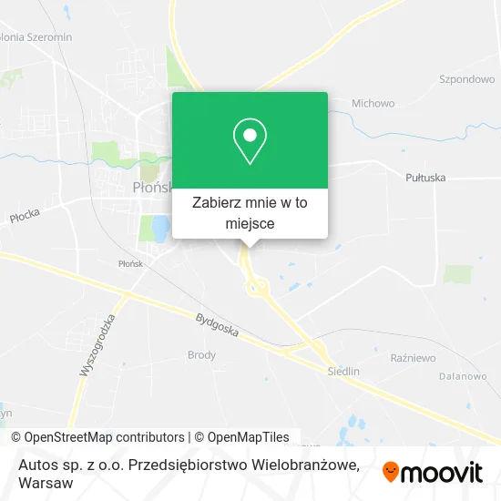 Mapa Autos sp. z o.o. Przedsiębiorstwo Wielobranżowe
