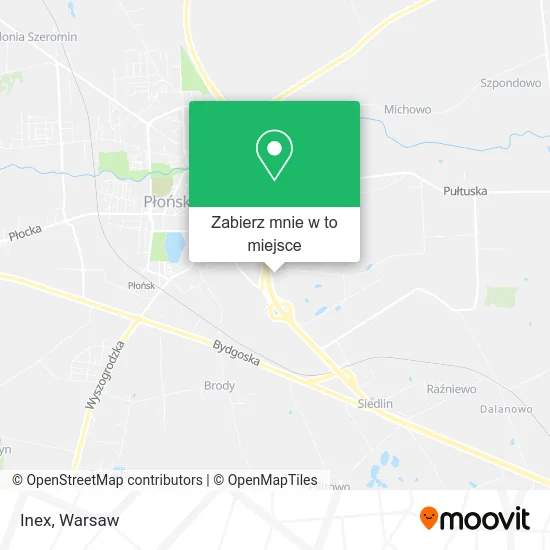 Mapa Inex