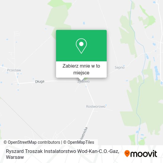 Mapa Ryszard Troszak Instalatorstwo Wod-Kan-C.O.-Gaz