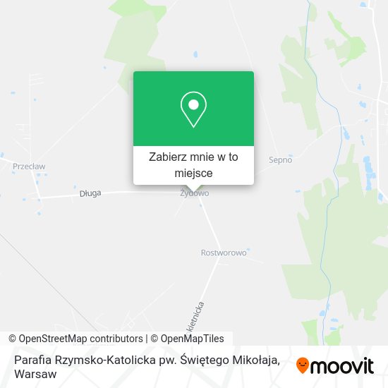 Mapa Parafia Rzymsko-Katolicka pw. Świętego Mikołaja