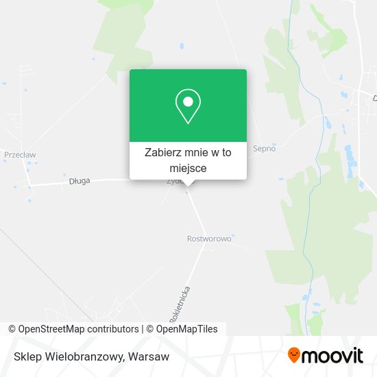 Mapa Sklep Wielobranzowy