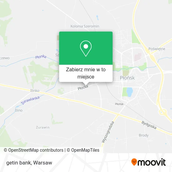 Mapa getin bank