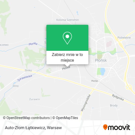 Mapa Auto-Złom Łątkiewicz