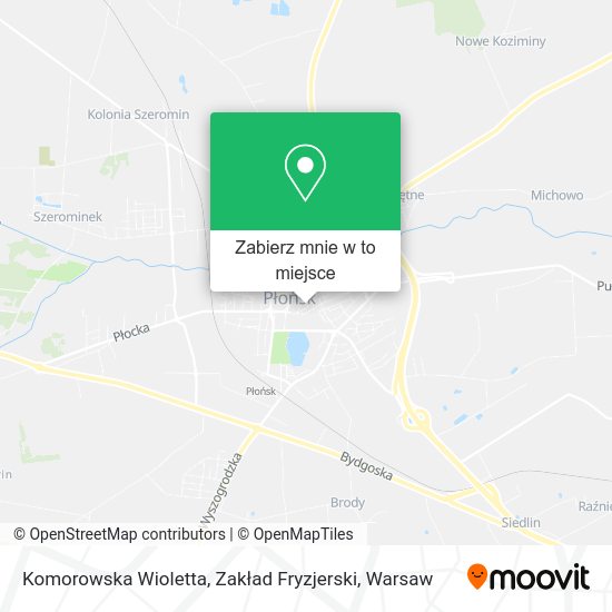 Mapa Komorowska Wioletta, Zakład Fryzjerski