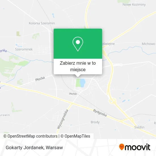 Mapa Gokarty Jordanek