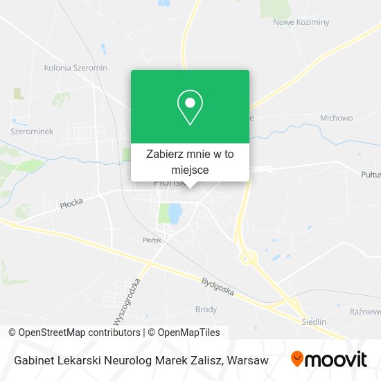 Mapa Gabinet Lekarski Neurolog Marek Zalisz