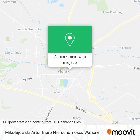 Mapa Mikołajewski Artur Biuro Nieruchomości